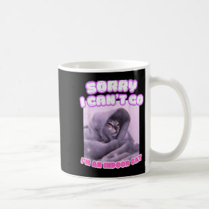 Sorry I Can't Go I'm An Indoor Cat Funny Kitten Me Coffee Mug
