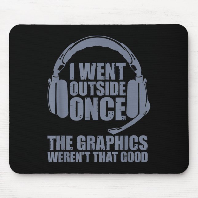 Sorry I Can't Hear You I'm Gaming Shirts By Dat Un Mouse Mat (Front)
