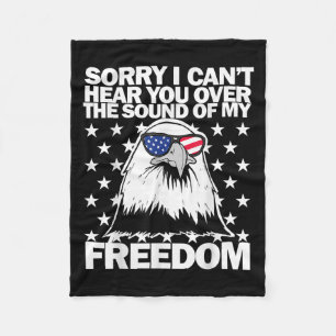 Sorry I Can't Hear You Over The Sound Of My Dom  Fleece Blanket