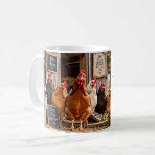 Sorry I Can't I Have Chickens Coffee Mug