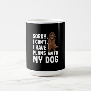 Sorry I Cant I Have Plans With My Newfoundland Dog Coffee Mug