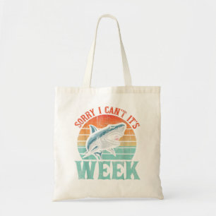 Sorry I Can't - Marine Biologist Shark Lovers Wild Tote Bag