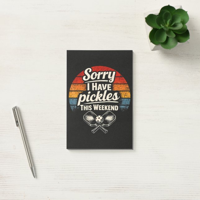 Sorry I Have Pickles This Weekend  Post-it Notes (Office)