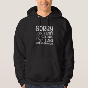 Sorry I Have Plans With My Peacocks Bird Peacock Hoodie