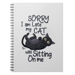 Sorry I’m Late – Cat Rules! Notebook