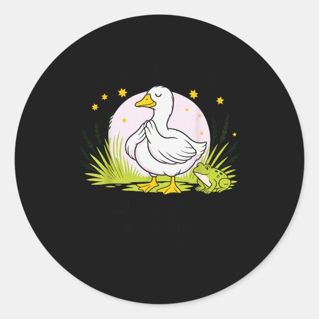 Sorry I’m Late His Timing Not Mine Ecclesiastes 3_ Classic Round Sticker (Front)