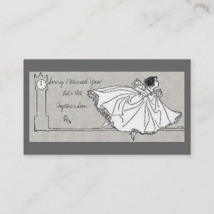 Sorry I Missed You - Cinderella Theme Business Card