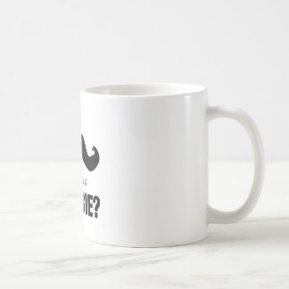Sorry I moustache....are you a zombie? Coffee Mug