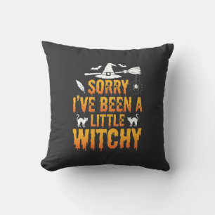Sorry I’ve Been A Little Witchy Halloween Cushion