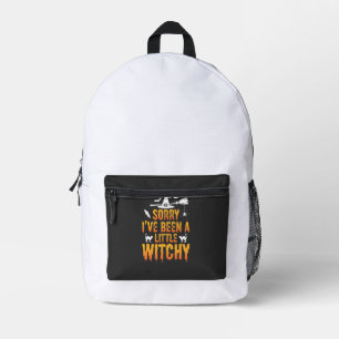 Sorry I’ve Been A Little Witchy Halloween Printed Backpack