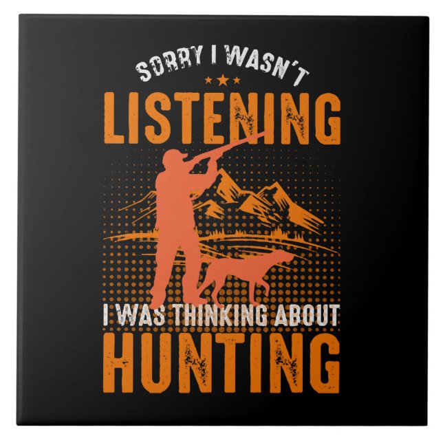 Sorry I Wasnt Listening Tile (Front)