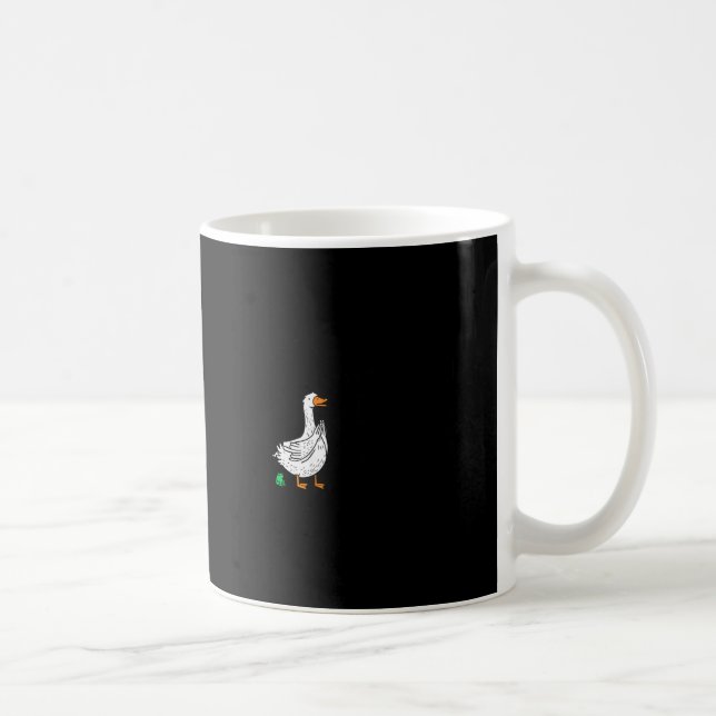 Sorry I'm Late Funny Goose Christian Bible Verse F Coffee Mug (Right)