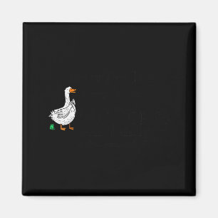 Sorry Im Late Funny Goose Christian Bible Verse Fa Magnet