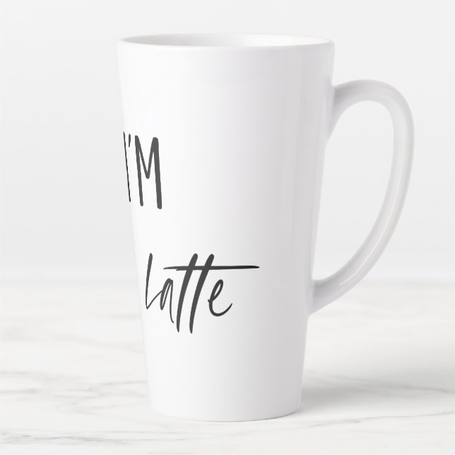 Sorry I'm Latte Latte Mug (Right)