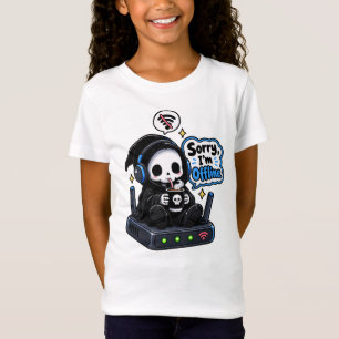 Sorry I'm offline introvert gamer humour T-Shirt