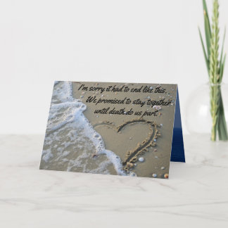 Sorry It Had To End Like This Funny Insult Card 2