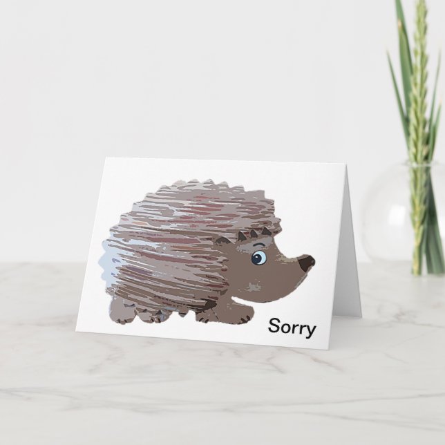 Sorry I've been Prickly Card (Front)