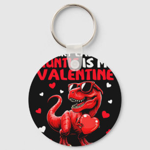 Sorry Ladies Auntie Is My Valentine Dinosaur Holdi Key Ring