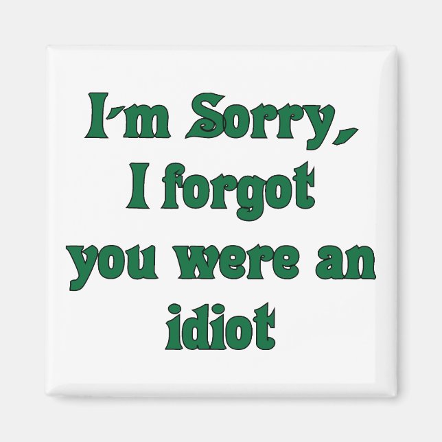 Sorry magnet (Front)