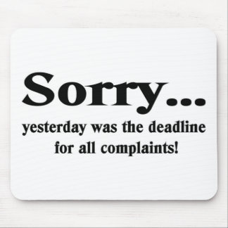 Sorry Mouse Mat