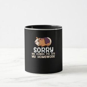 Sorry My Guinea Pig Ate My Homework Cute Pet Mug