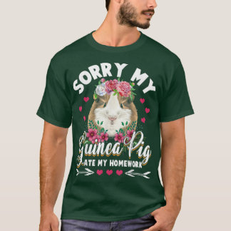 Sorry My Guinea Pig ate my Homework Kids Student G T-Shirt