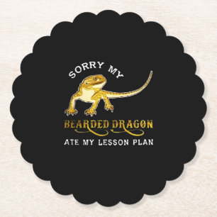 Sorry my Iguana bearded dragon ate my lesson plan. Paper Coaster