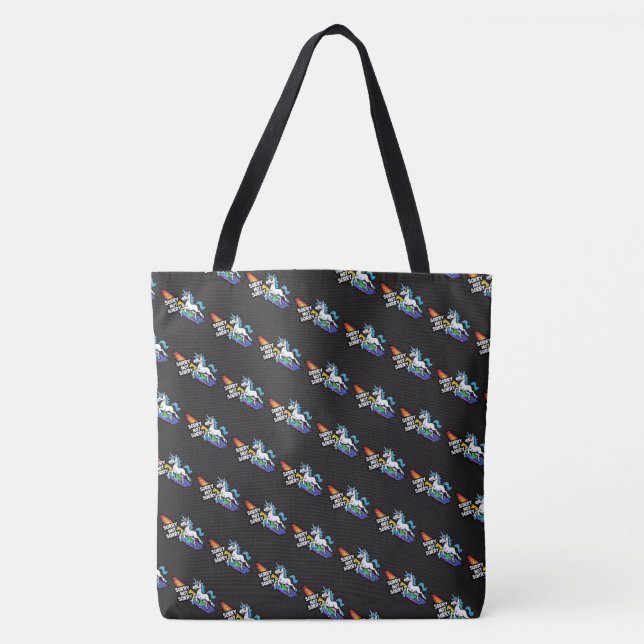 Sorry not Sorry Unicorn Tote Bag (Front)