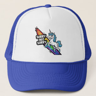 Sorry not Sorry Unicorn Trucker Hat