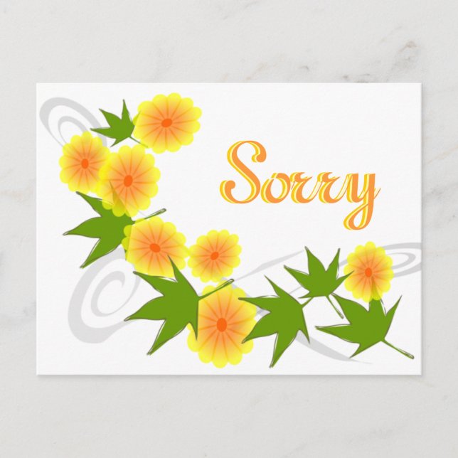 Sorry Postcard (Front)