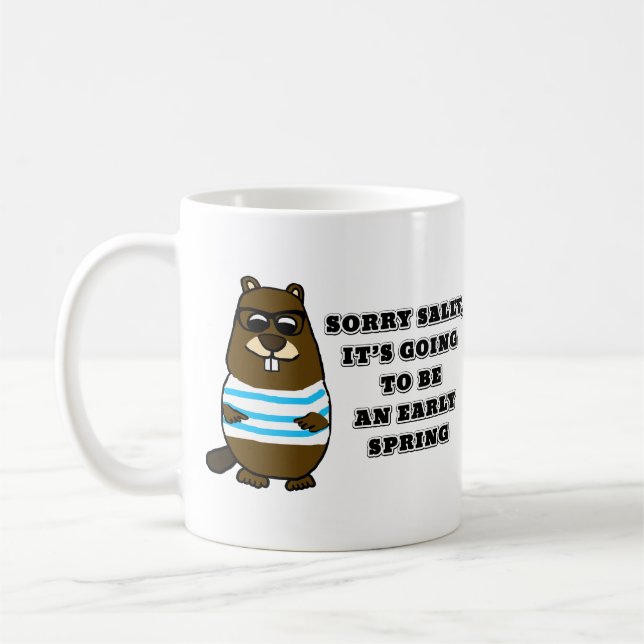 Sorry Sally, early Spring Coffee Mug (Left)