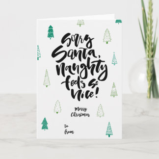 Sorry Santa. Holiday Card