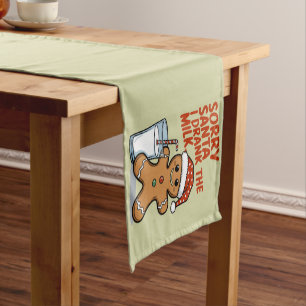 Sorry Santa I Drank The Milk Baby Christmas Outfit Short Table Runner