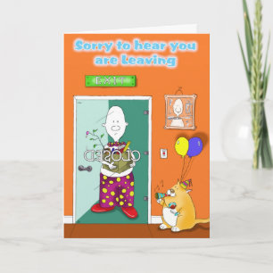 sorry to hear you are leaving invitation