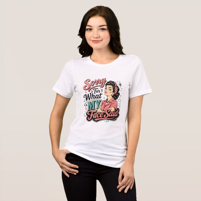 Sorry Tri-Blend Shirt (Front Full)