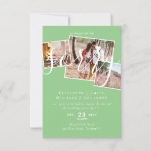SORRY! Wedding Postponement Change of Date PHOTO