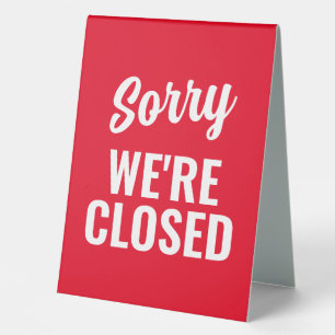 Sorry we're closed and come in open reversible