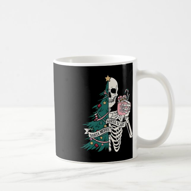 Sorta merry sorta scary christmas  coffee mug (Right)