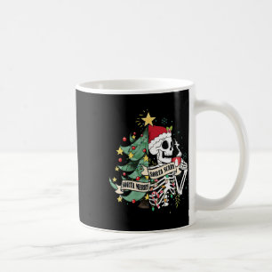 Sorta Merry Sorta Scary Skeleton Hot Cocoa Christm Coffee Mug