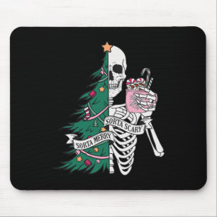 Sorta Scary Sorta Merry Christmas  Mouse Mat