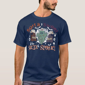 Sorta sweet sorta spooky boo boo crew flower Hallo T-Shirt