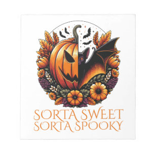 Sorta Sweet Sorta Spooky Notepad