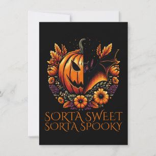 Sorta Sweet Sorta Spooky Thank You Card