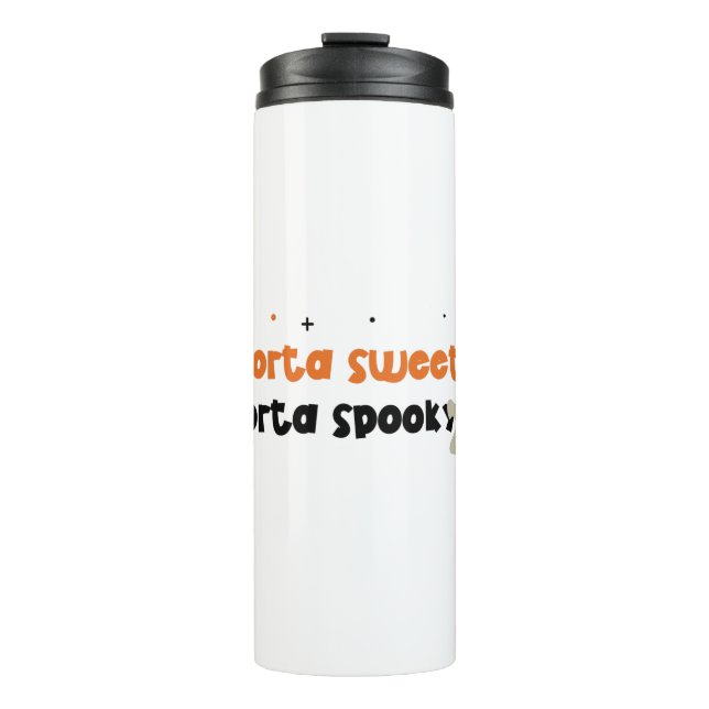 Sorta Sweet Sorta Spooky Thermal Tumbler (Front)
