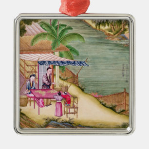 Sorting the Cocoons Metal Tree Decoration