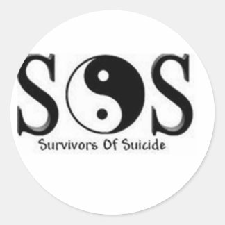 SOS CLASSIC ROUND STICKER