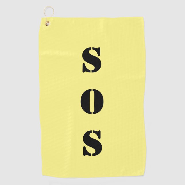 SOS Golf Towel (Front)