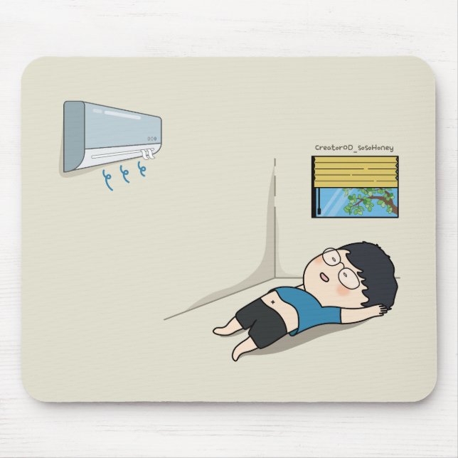 sosoHoney(19) summer Mouse Mat (Front)