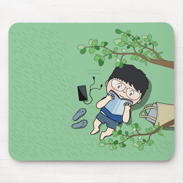 sosoHoney(34) Forest  Mouse Mat (Front)