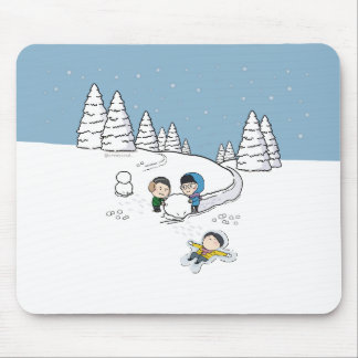 sosoHoney(55) winter  Mouse Mat